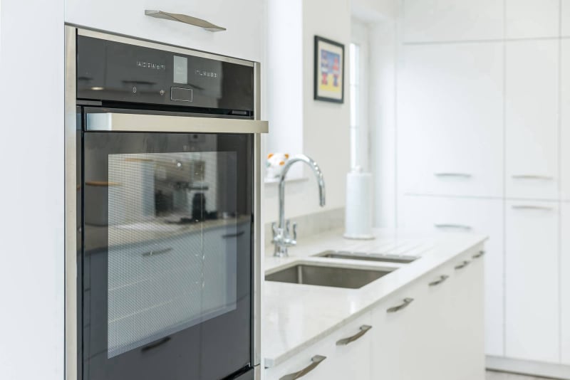 KBD - Signature Kitchen by Design, Mel and Sally bespoke kitchen case study, oven detail
